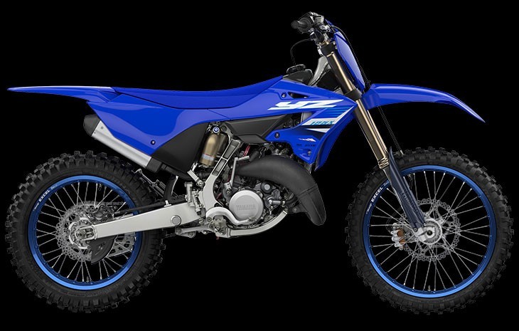 Yamaha YZ125X Studio image in blue colourway, available at Brisan Motorsports Islington