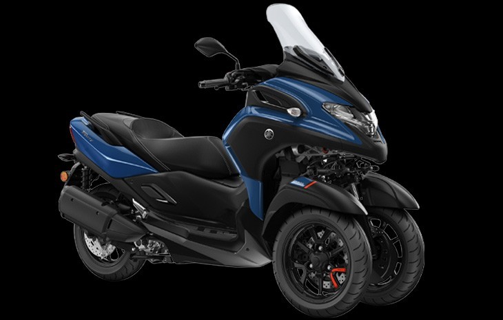 2024-Models Yamaha Tricity-300-3-4-Blue