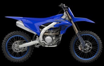 Studio image of Yamaha YZ250F 2024 Motocrosser in Blue Colourway, available at Brisan Motorsports Islington