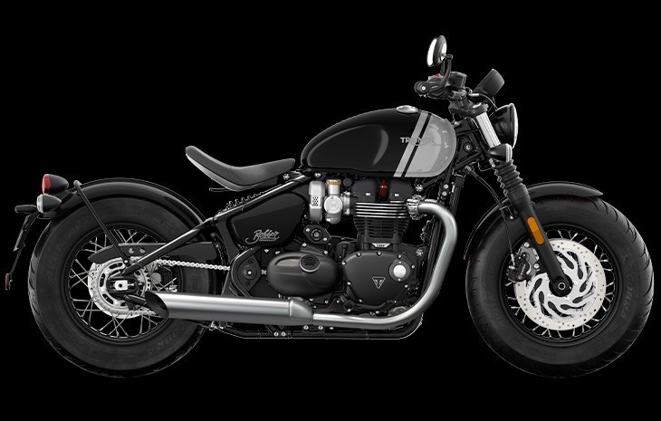 2024 Triumph Bobber in Jet Black and Ash Grey at Brisan Motorcycles Newcastle