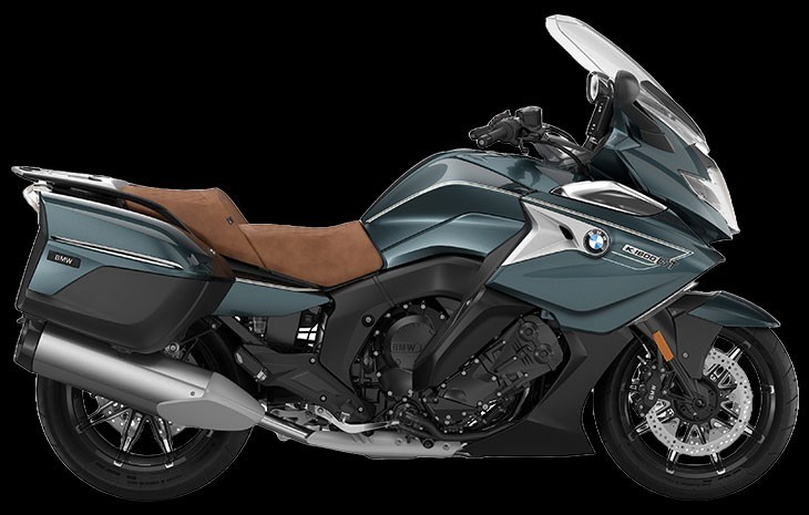 Studio Image of BMW K 1600 GT in Blue Ridge Metallic Colour Way, Available at Brisan Motorcycles Newcastle