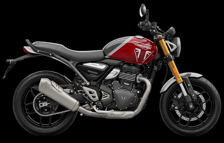 2024 Triumph Speed 400 in Carnival Red at Brisan Motorcycles Newcastle