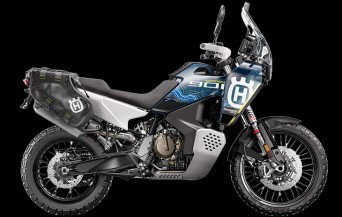 Studio image of Husqvarna Norden 901 Expedition in Blue colourway, Available at Brisan Motorcycles Newcastle