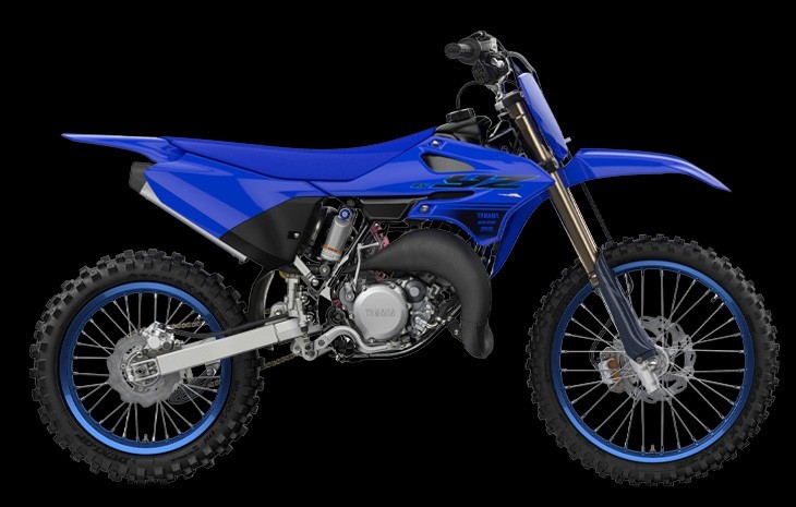 Studio image of Yamaha YZ85 Large Wheel two stroke in Blue colourway, available at Brisan Motorsports Newcastle