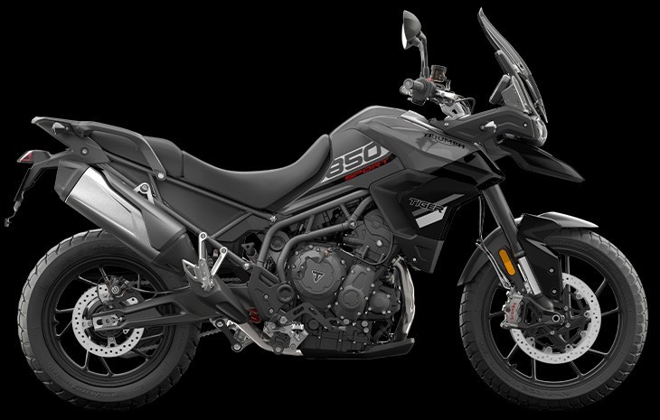 2024 Triumph Tiger Sport 850 in Graphite Jet Black at Brisan Motorcycles Newcastle