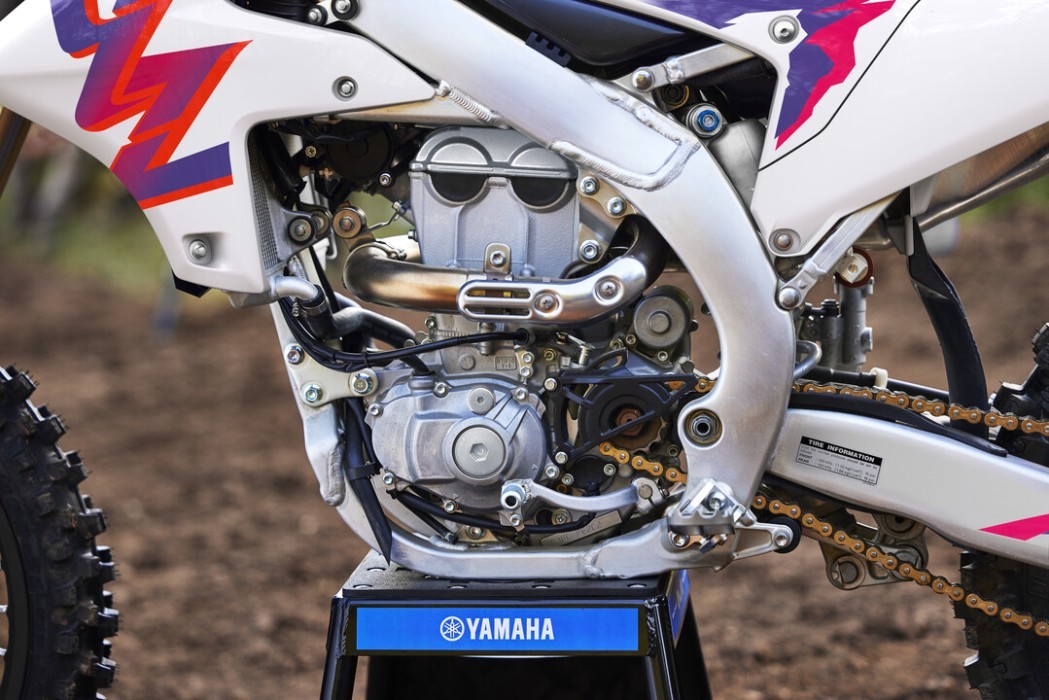 Detail image of Yamaha YZ250F 50th Anniversary, engine and frame