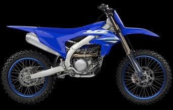 Yamaha YZ250F Studio image in blue colourway, available at Brisan Motorsports Islington