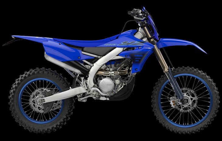 Studio image of Yamaha YZ250FX in Blue colourway available at Brisan Motorsports Islington