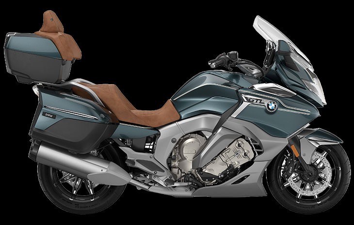 Studio Image of BMW K 1600 GTL in Blue Ridge Mountain Metallic Colour Way, Available at Brisan Motorcycles Newcastle